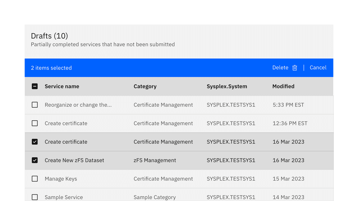 data table multi select